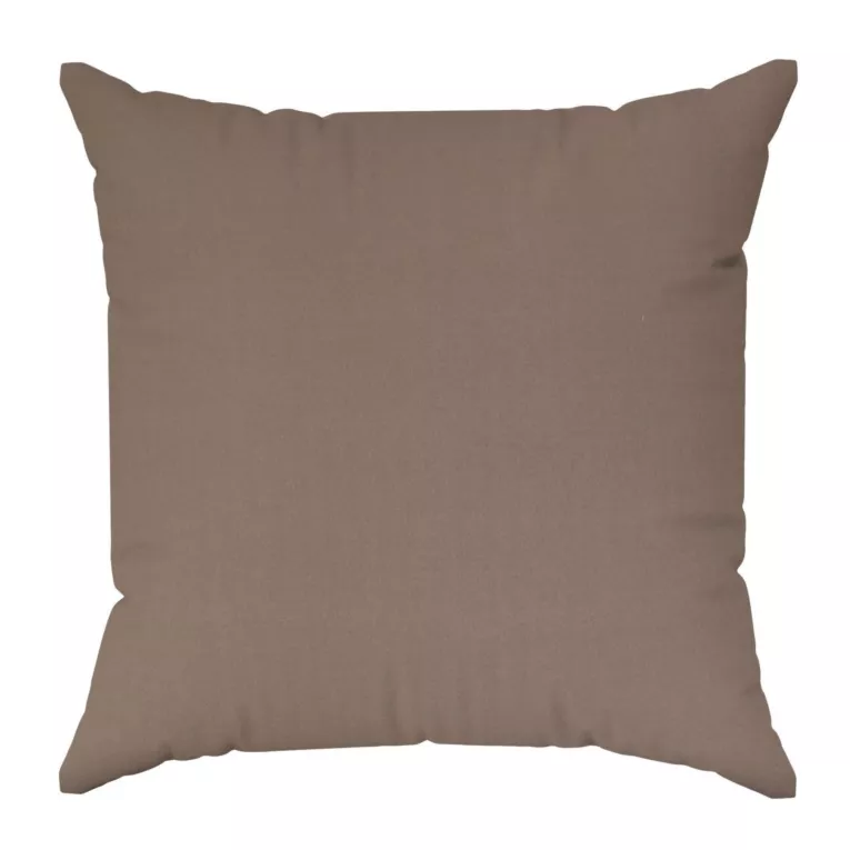 Poszewka szyta DORA - HIT jasnobrązowa z miękkiej tkaniny o welurowej strukturze