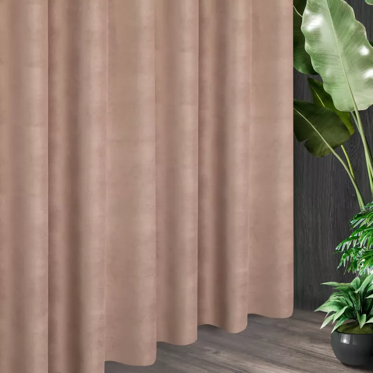 Tkanina zasłonowa  gładki, matowy welwet z kolekcji Eva Minge