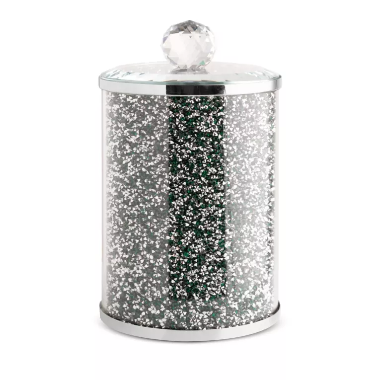 Pojemnik VENTOSA do przechowywania z kryształkami, w stylu glamour