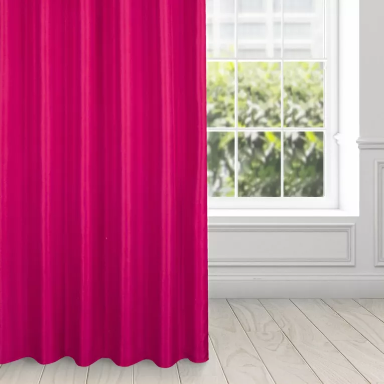 Zasłona amarantowa, matowa 140x250 cm taśma - TRIS