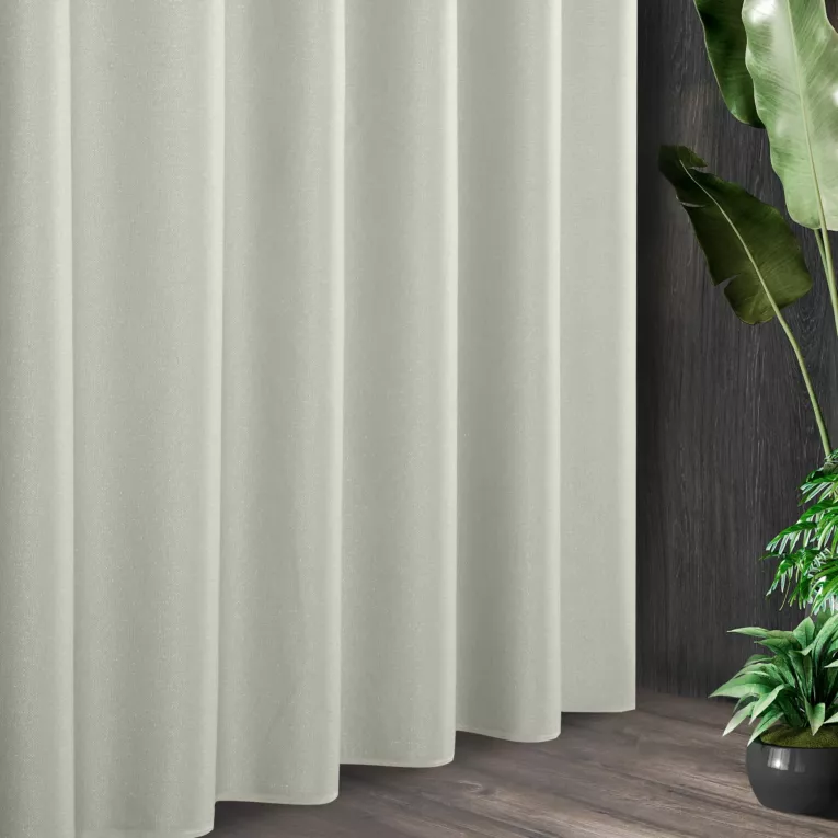 Tkanina zasłonowa błyszcząca z  drobnym strukturalnym wzorem