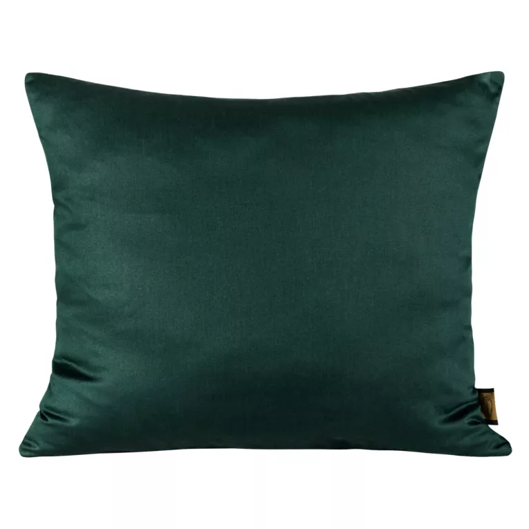 Poszewka na poduszkę 50x70 cm z satyny bawełnianej zielona NOVA