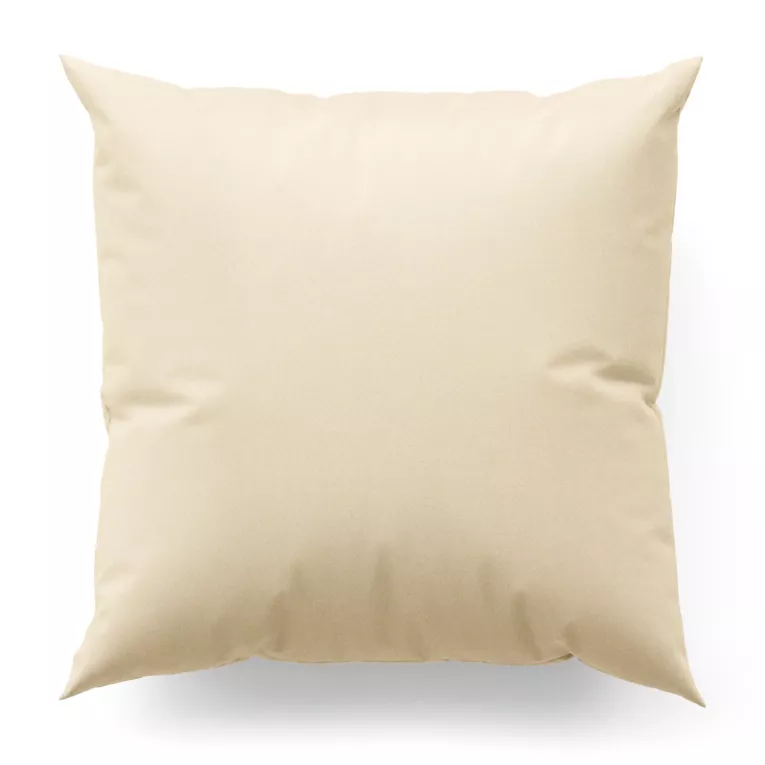 Poszewka na wymiar jasnobeżowa z gładkiej tkaniny wodoodpornej