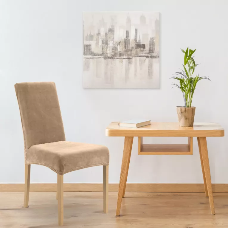 DESIGN 91 Pokrowiec na krzesło welwetowy nie wchłaniający wilgoci