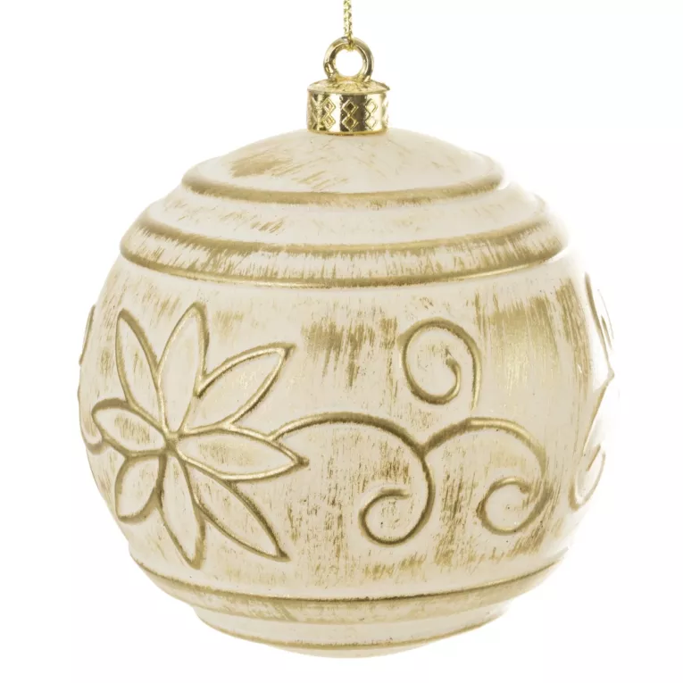 Bombka choinkowa ze wzorem w stylu shabby chic