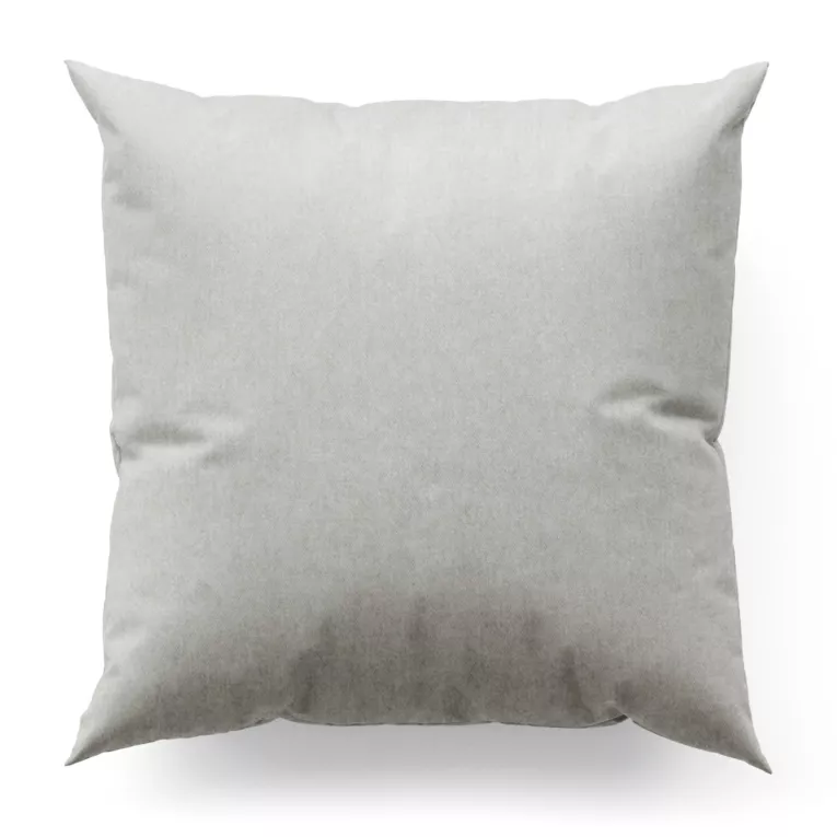 Poszewka szyta naturalna z miękkiej tkaniny szenilowej typu dimout o naturalnym splocie