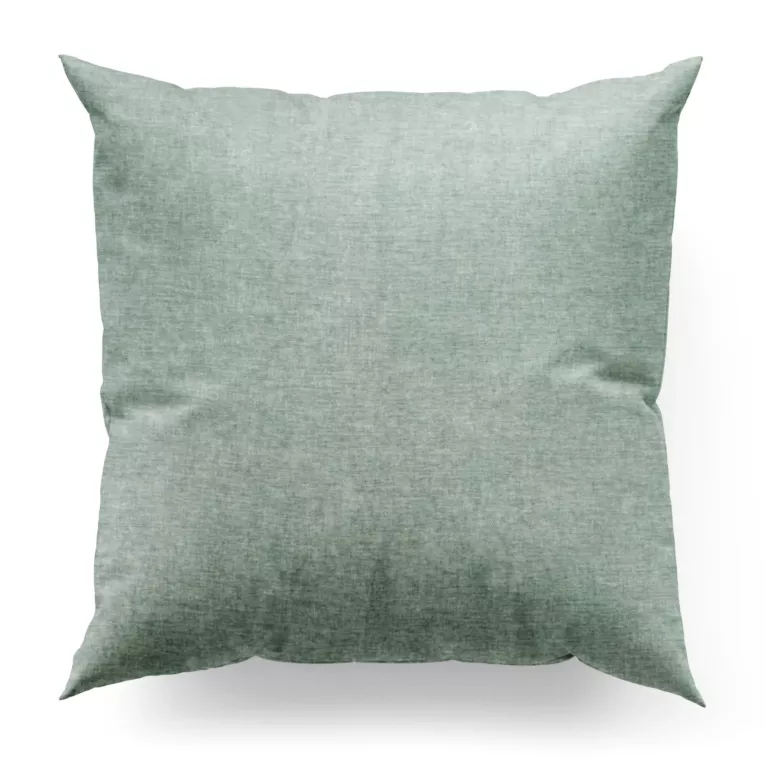 Poszewka szyta BRIANNA miętowa miękka szenilowa o wyraźnym splocie i lekkim połysku