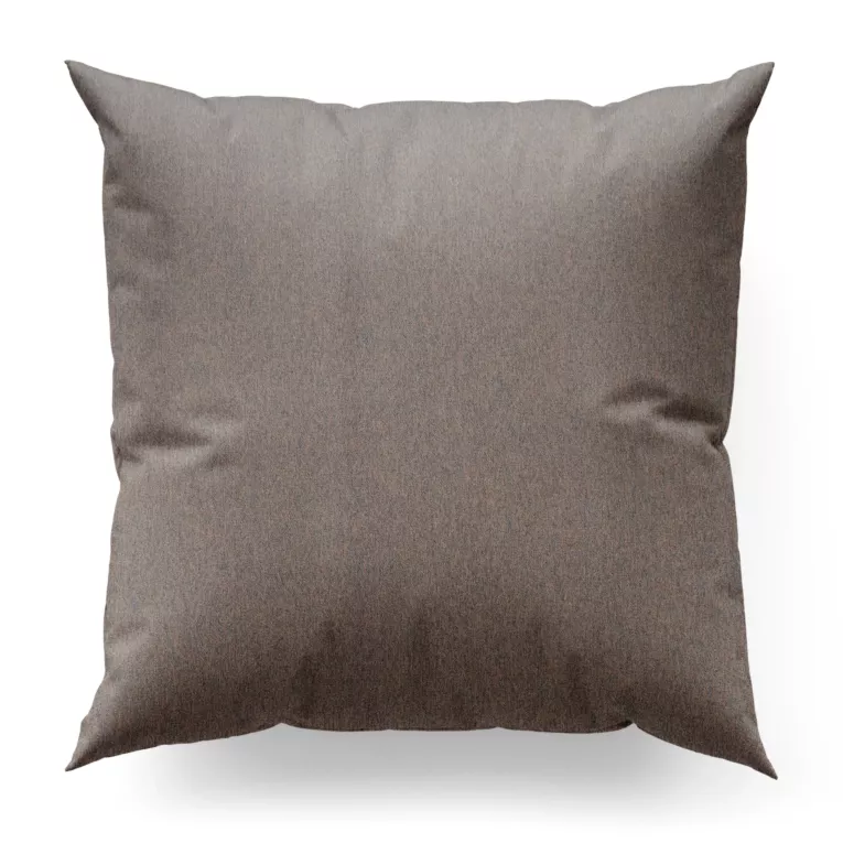 Poszewka na wymiar grafitowo niebieska z tkaniny o grubym splocie i efektem melanżu