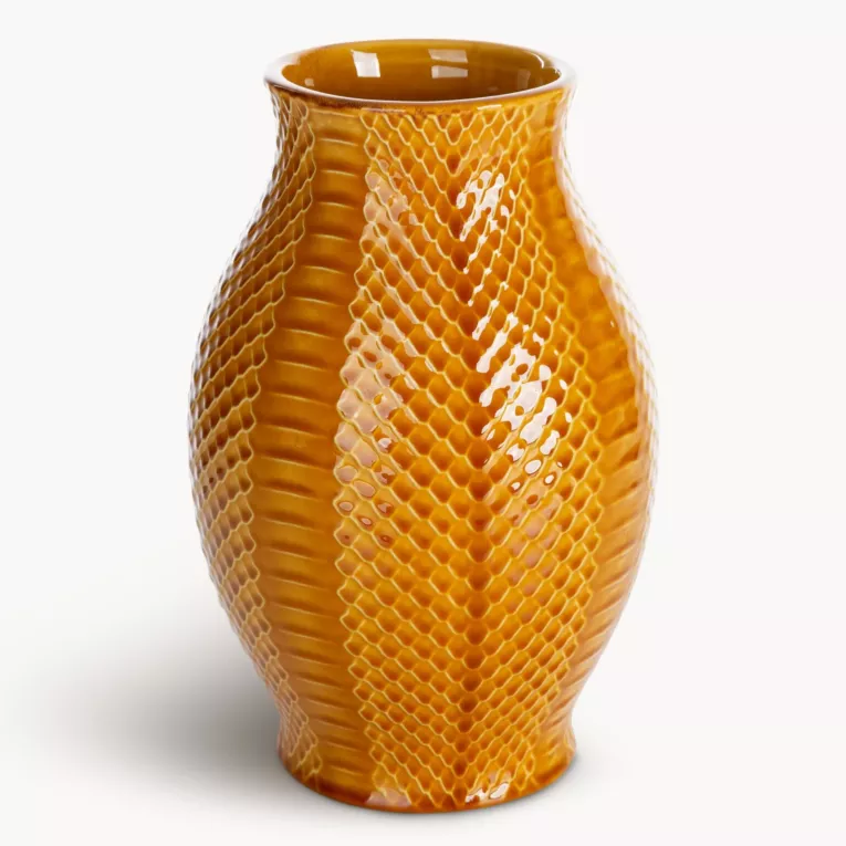 Wazon ceramiczny BARI zdobiony wzorem skóry węża