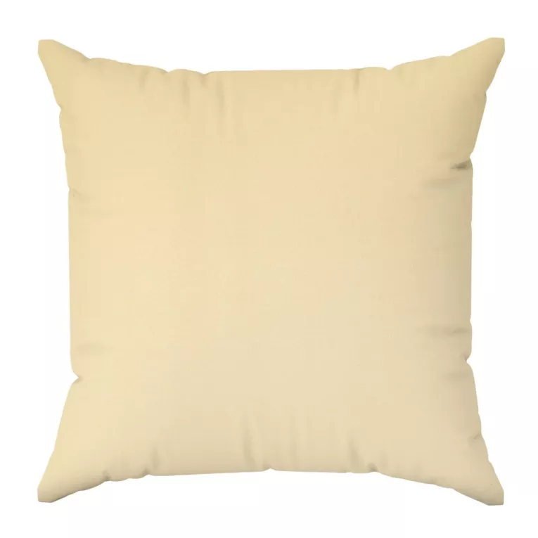 Poszewka szyta kremowa z miękkiej tkaniny o welurowej strukturze
