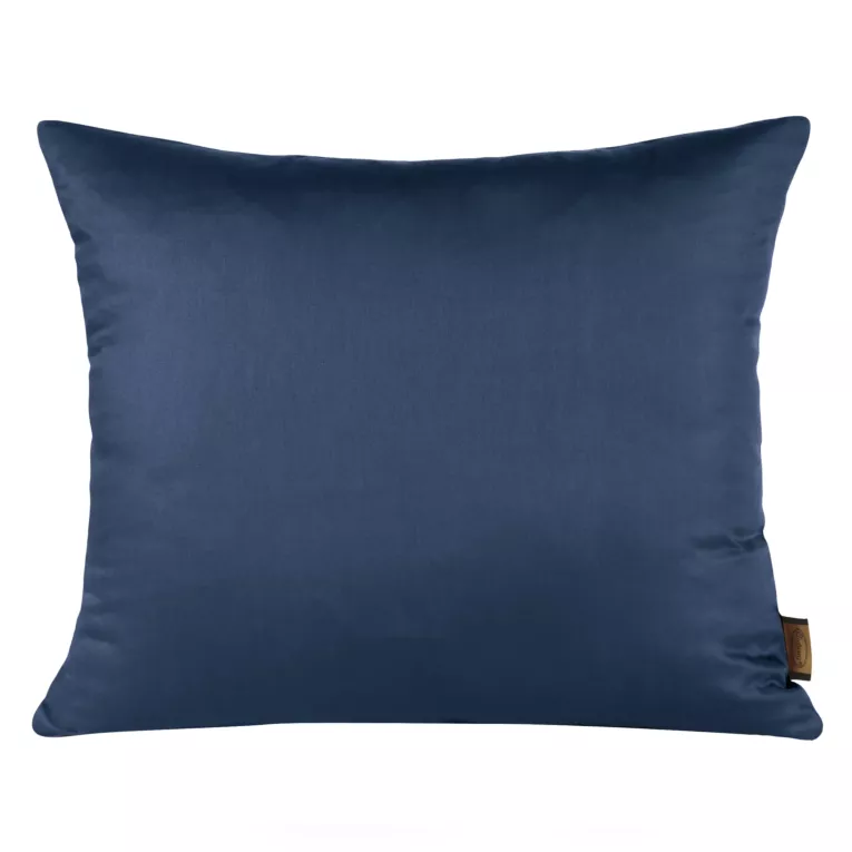 Poszewka na poduszkę 50x70 cm z satyny bawełnianej ciemnoniebieska NOVA
