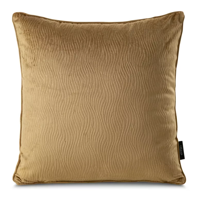 Poszewka LILI z miękkiego welwetu z falującym wytłaczanym  wzorem