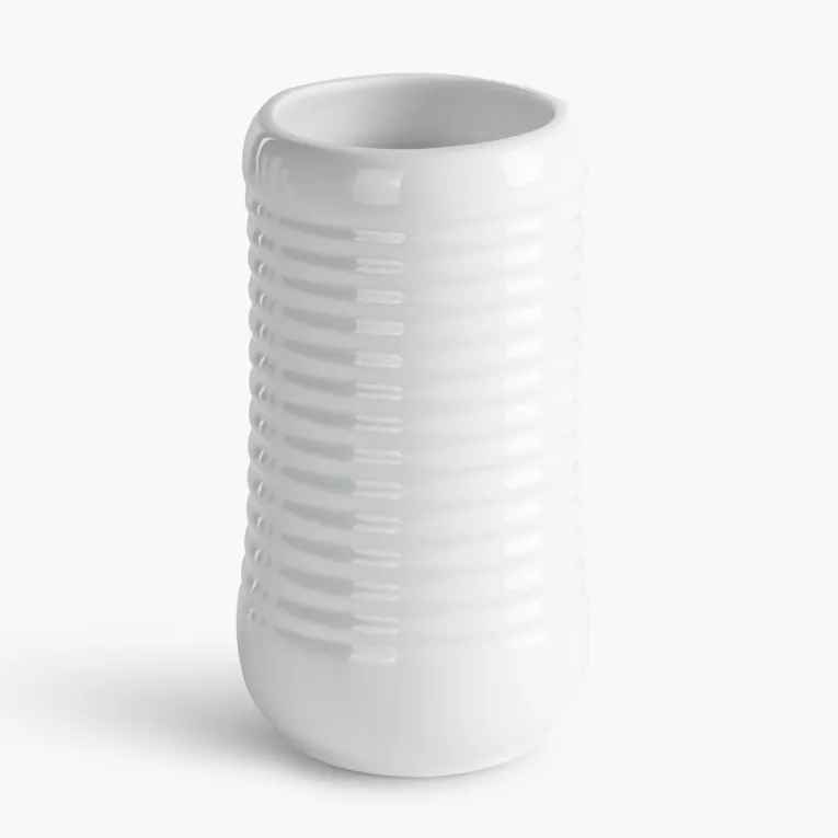 Wazon dekoracyjny o minimalistycznej formie z wytłaczanymi prążkami  JASON