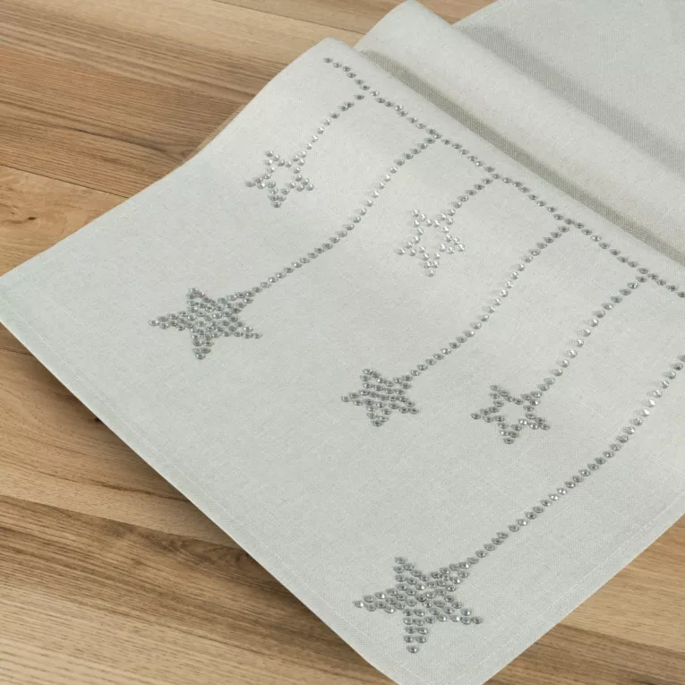 Bieżnik  MARCO z aplikacją z gwiazdkami z cyrkonii