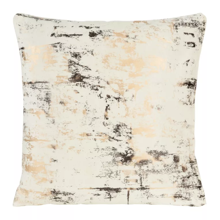 Poszewka welwetowa TONIA z przecieranym złotym nadrukiem