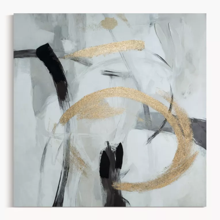 Abstrakcyjny obraz ręcznie malowany na płótnie