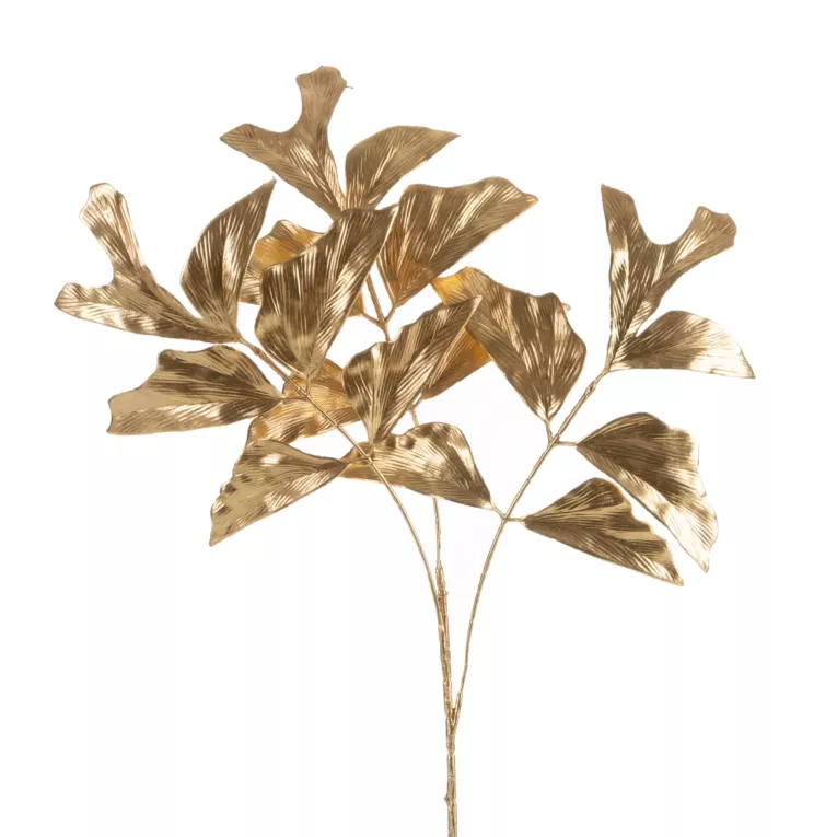 Świąteczna lśniąca gałązka z listeczkami