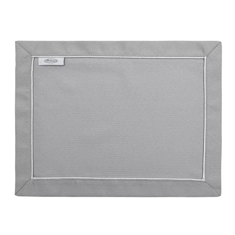 Komplet 4 szt. podkładek MADELE z delikatną srebrną wypustką