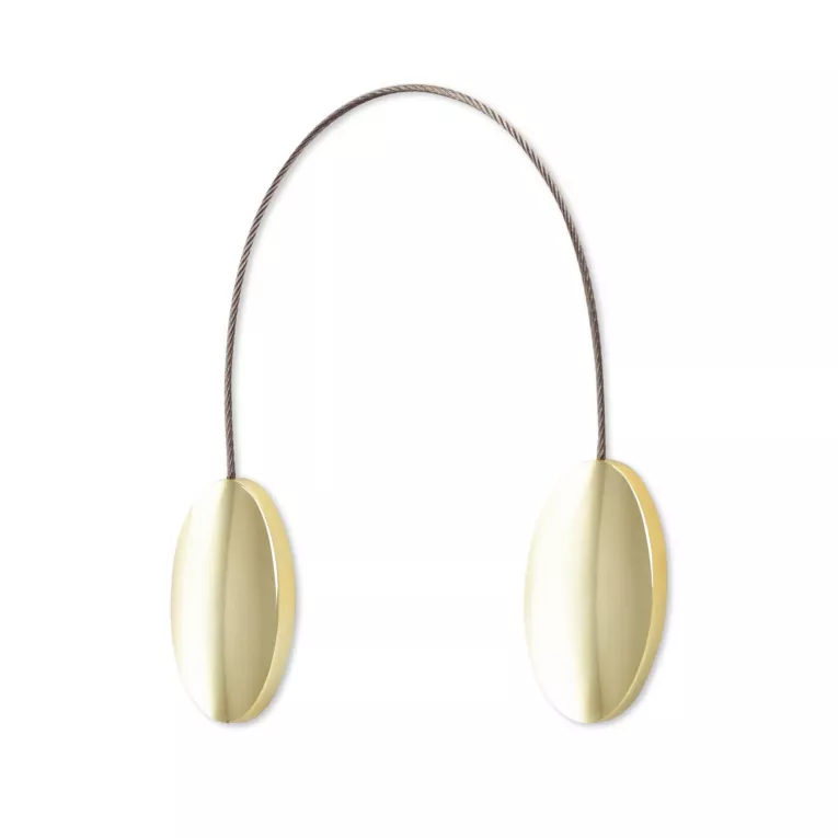 Zestaw 2 sztuk upinaczy do zasłon dekoracyjnych z magnesem