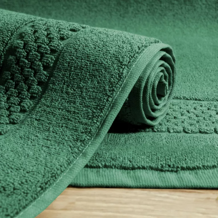 Dywanik łazienkowy CALEB z bawełny frotte, dobrze chłonący wodę