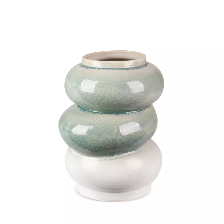 Wazon ceramiczny LIANA w stylu boho z efektem ombre