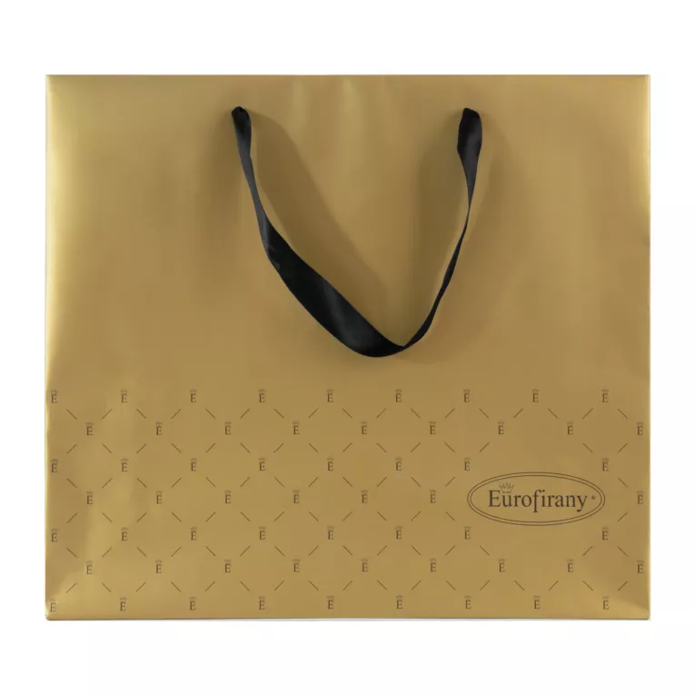 Torba prezentowa EUROFIRANY złoto-czarna