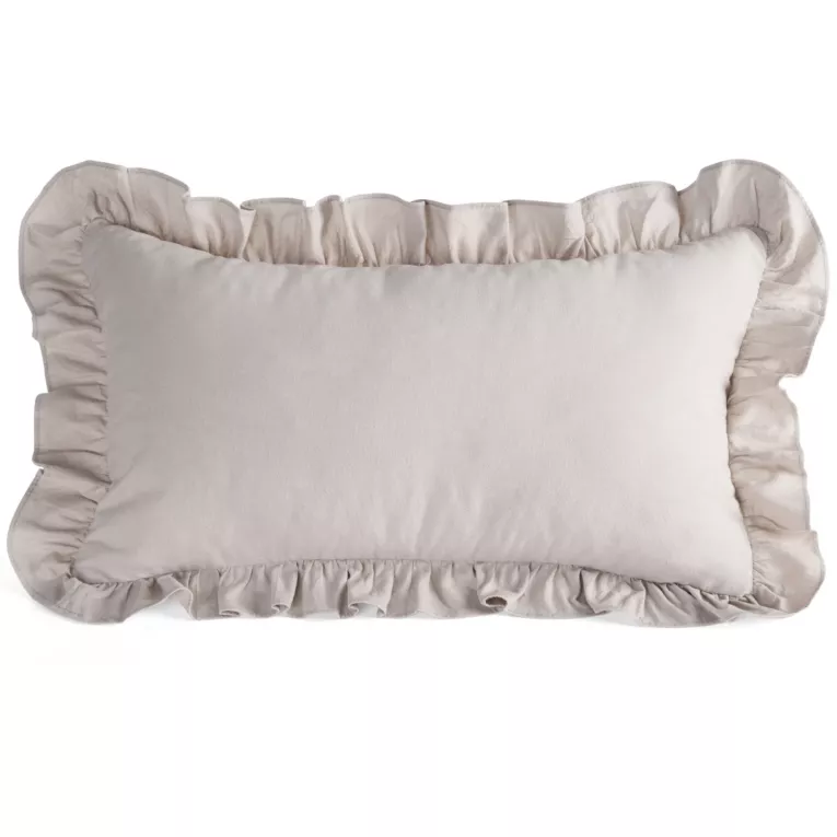 Poszewka na poduszkę 30x50 cm bawełniana z ozdobną falbanką - kolekcja SEA  SUMMER