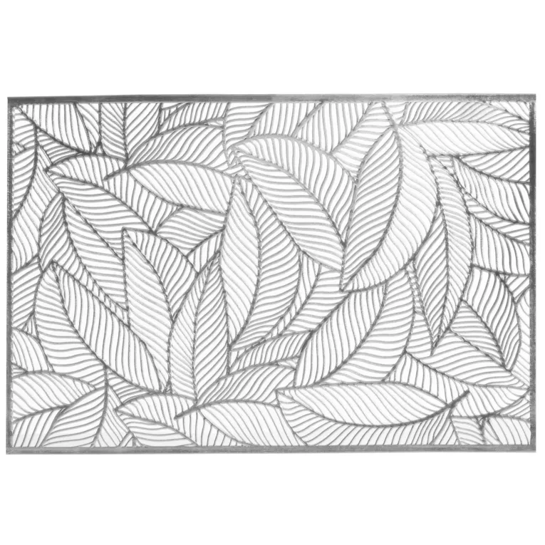 Podkładka MIA z ażurowym wzorem srebrnych liści