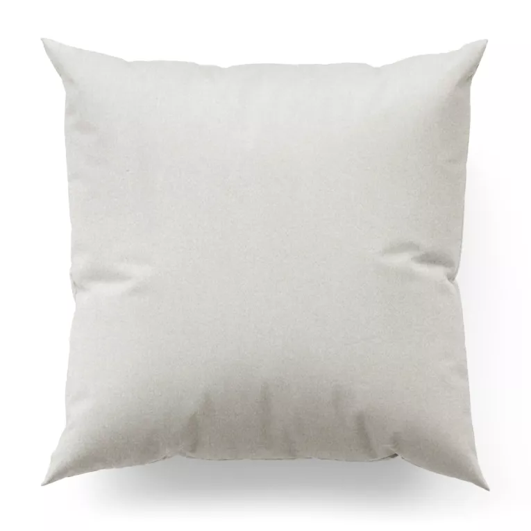 Poszewka szyta naturalna z gładkiej, zaciemniającej tkaniny z wyraźnym splotem