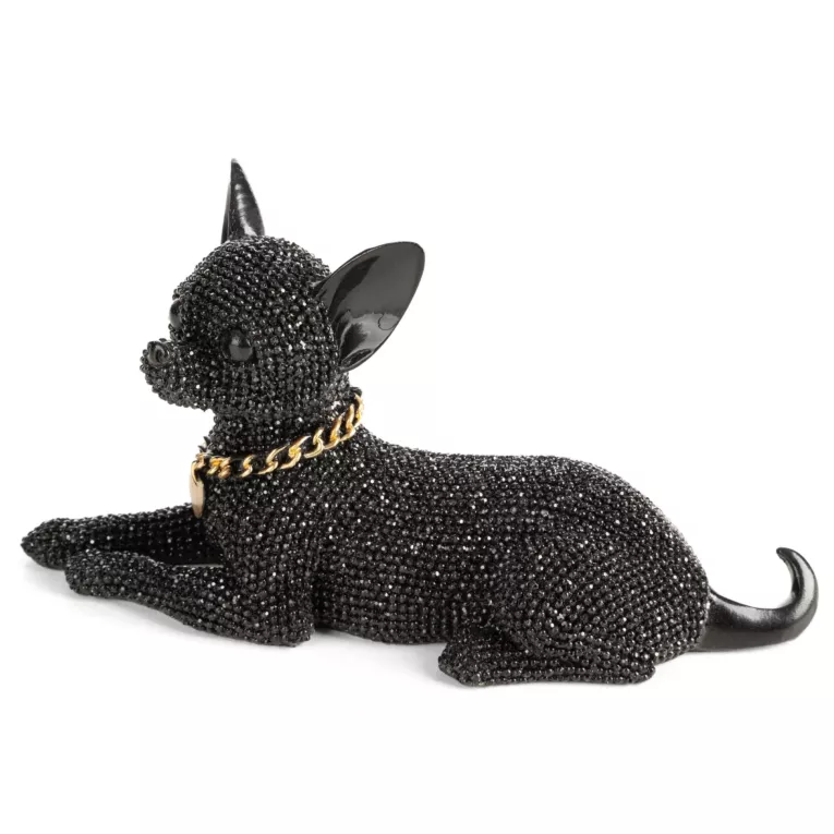 PIES - figurka dekoracyjna ELDO o drobnym strukturalnym wzorze