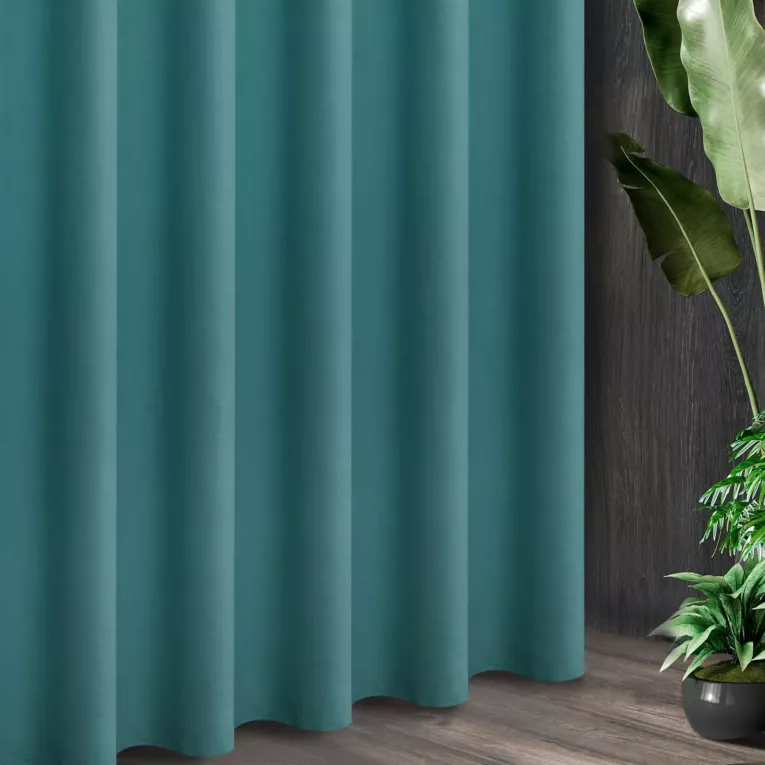 Tkanina zasłonowa ADORE gładka i miękka w dotyku o welurowej strukturze