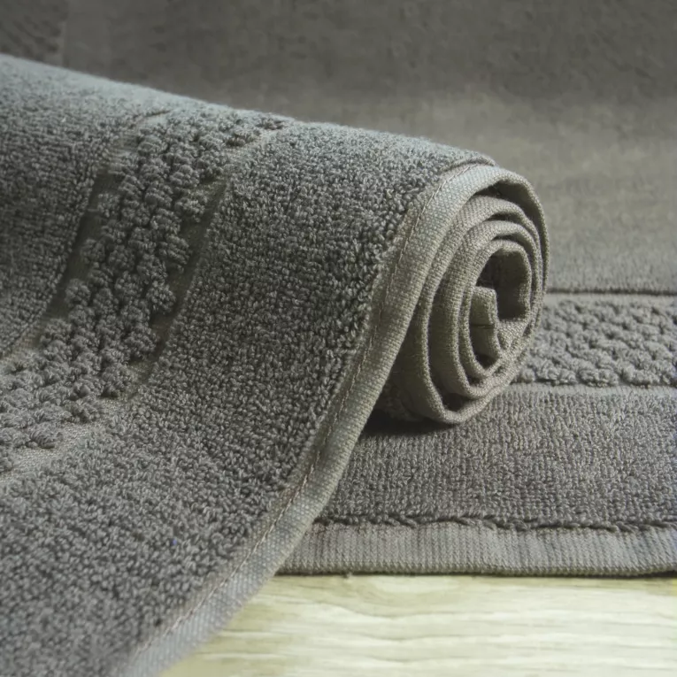 Dywanik łazienkowy CALEB z bawełny frotte, dobrze chłonący wodę