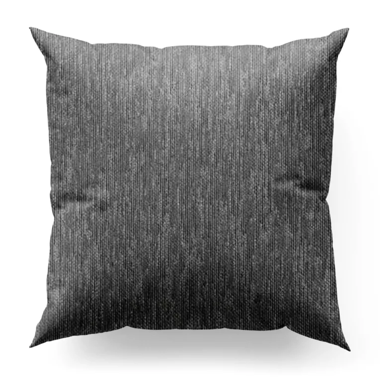 Poszewka szyta ELLEN grafitowa z grubotkanej tkaniny z efektem dwukolorowej nici i lekkim połyskiem Italissima Eva Minge
