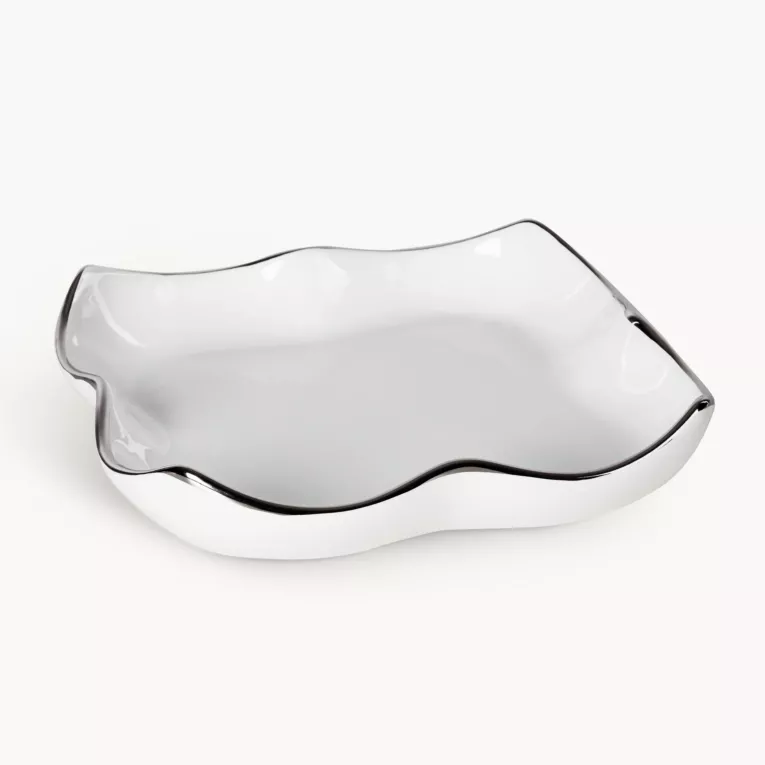 Patera dekoracyjna z falującymi brzegami TONY