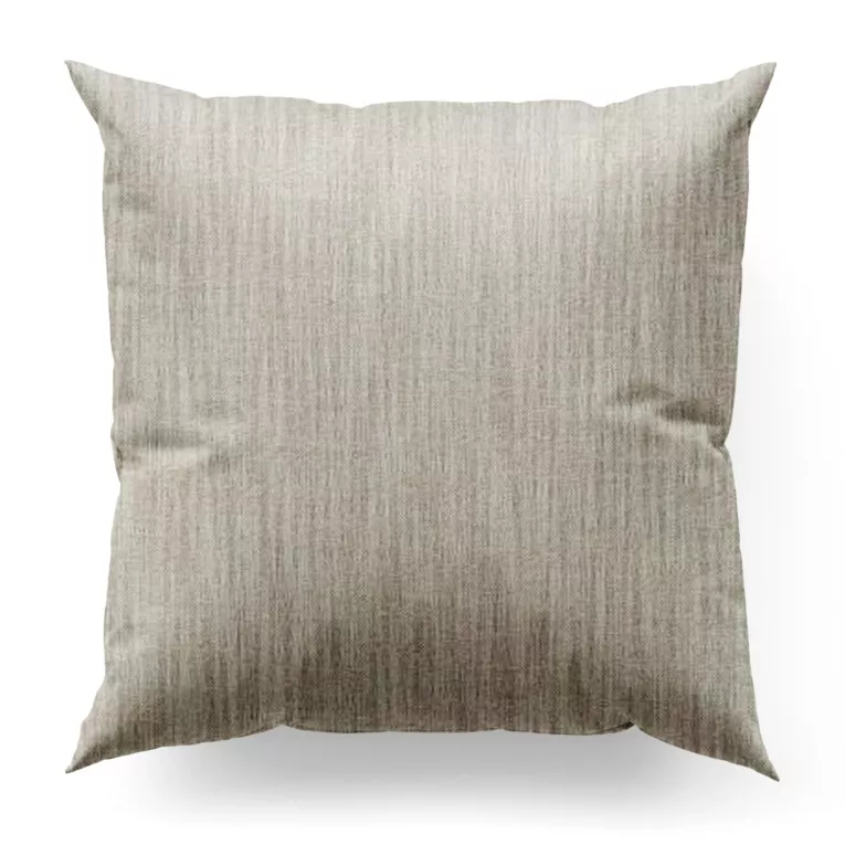 Poszewka szyta FELICITY beżowa o naturalnym splocie w melanżowych odcieniach