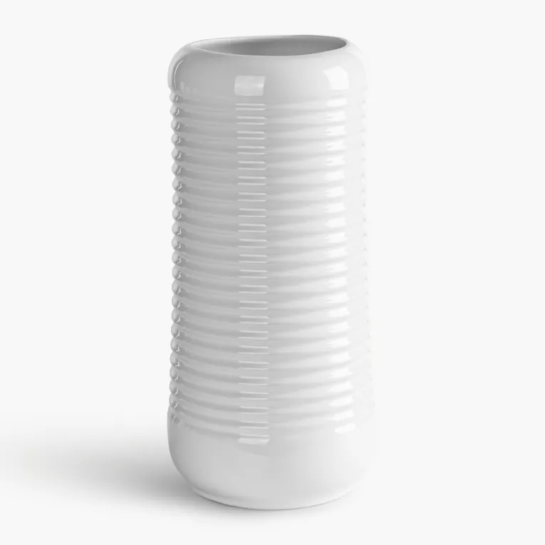 Wazon dekoracyjny o minimalistycznej formie z wytłaczanymi prążkami  JASON
