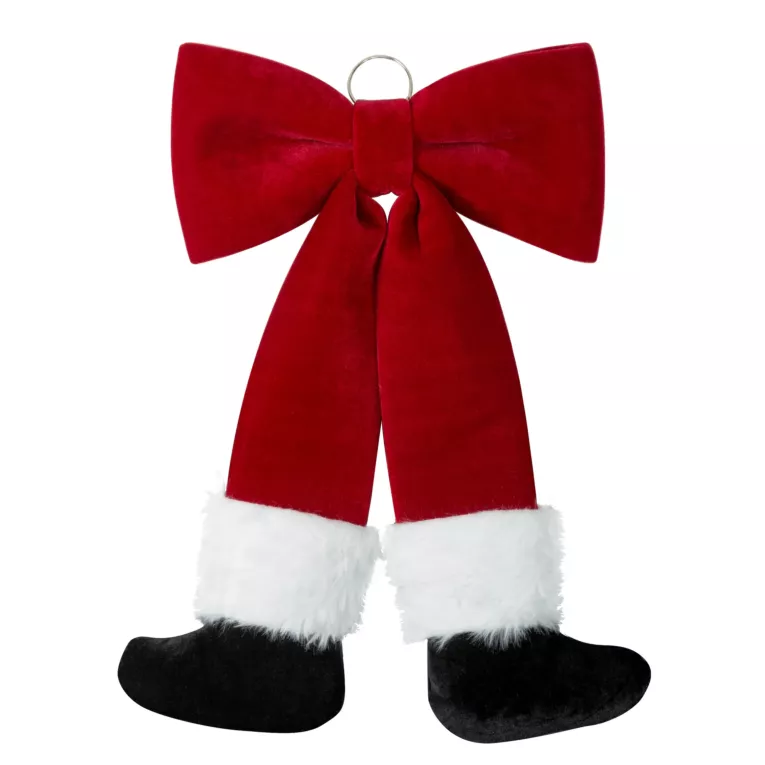 Świąteczna duża KOKARDA na drzwi