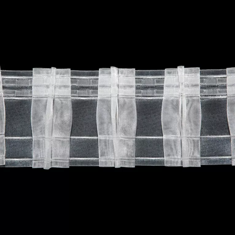 Taśma marszcząca typu ZAKŁADKA do firan i zasłon, marszczenie 1:2,5