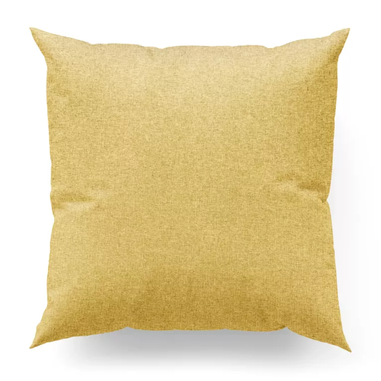 Poszewka szyta złota z tkaniny trudnopalnej, zaciemniającej, typu blackout z efektem melanżu