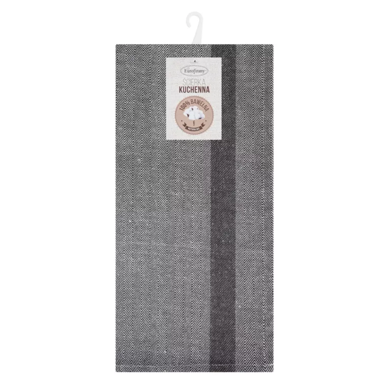 Ściereczka kuchenna 50x70 cm bawełniana kolor stalowy 200 g/m2 OLIVIA