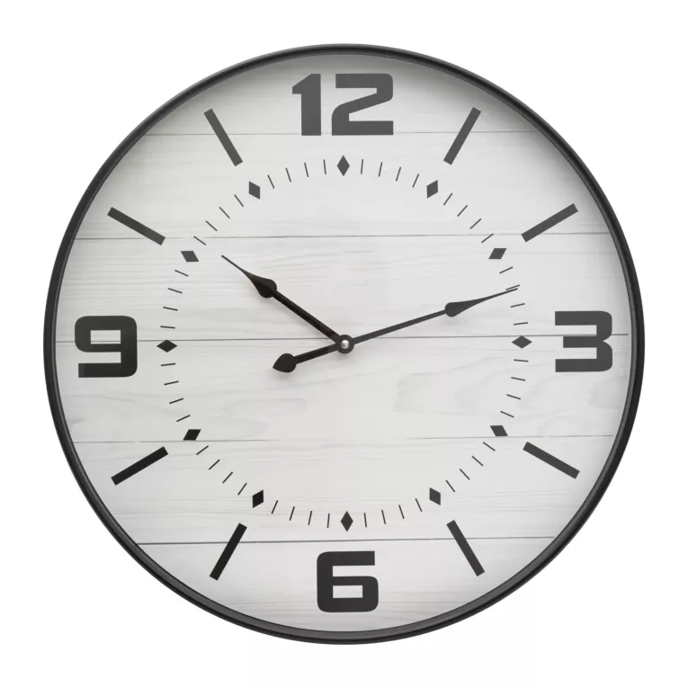 Duży  zegar ścienny w stylu retro o średnicy 50 cm