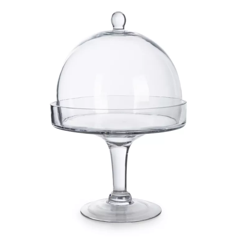 Szklana patera FIONA z kloszem