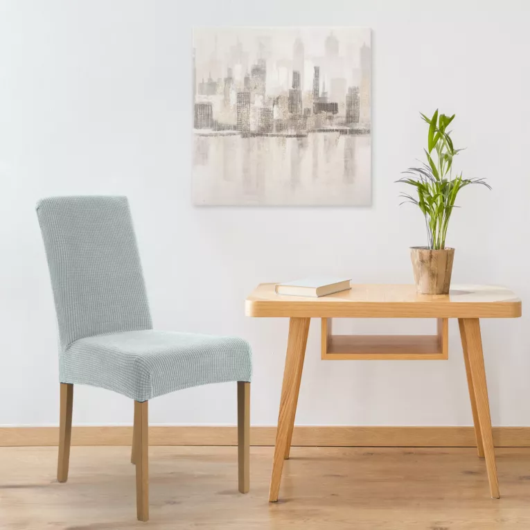 DESIGN 91 Pokrowiec na krzesło o strukturze kratki nie wchłaniający wilgoci