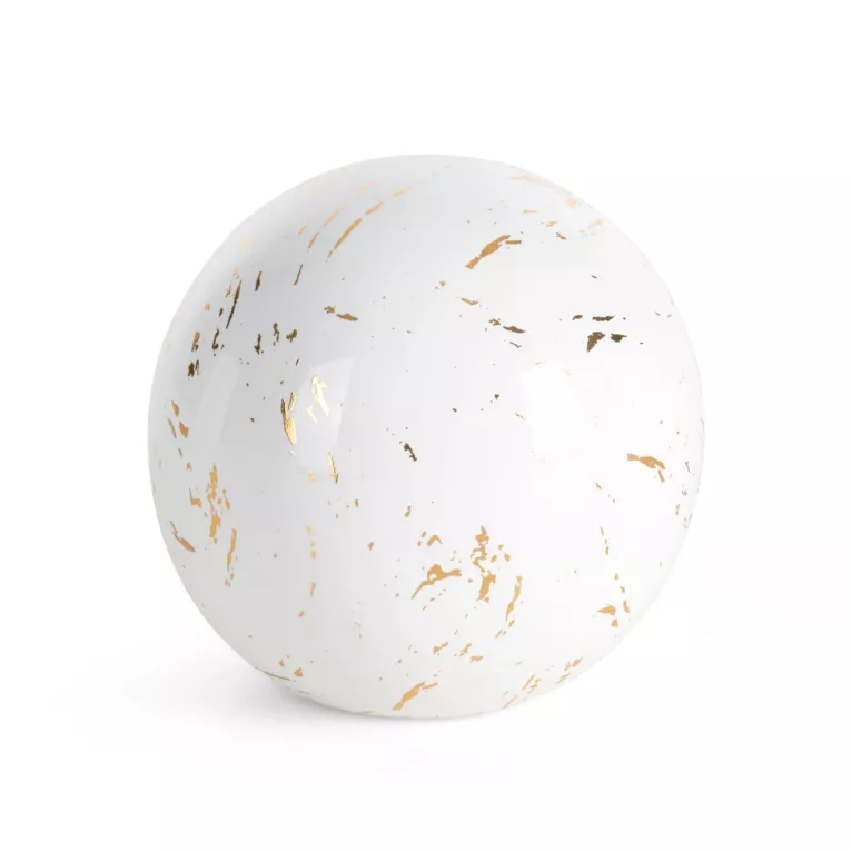Kula ceramiczna ARIELA 2 zdobiona przecieranym wzorem
