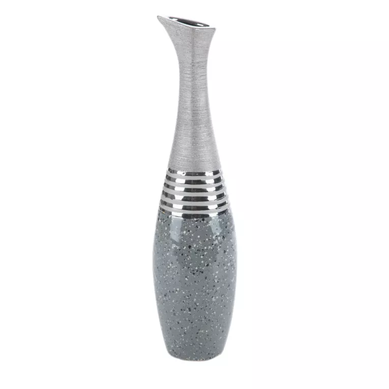 Wazon ceramiczny NELI o łączonych fakturach