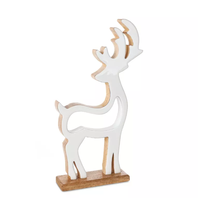 Figurka świąteczna drewniany RENIFER