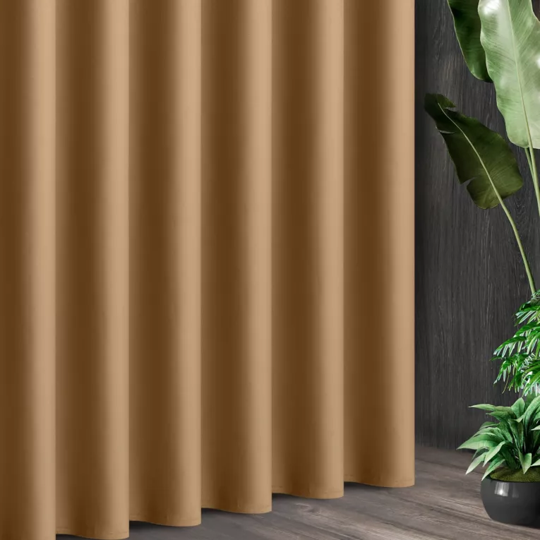 Tkanina zasłonowa zaciemniająca typu blackout, półmatowa