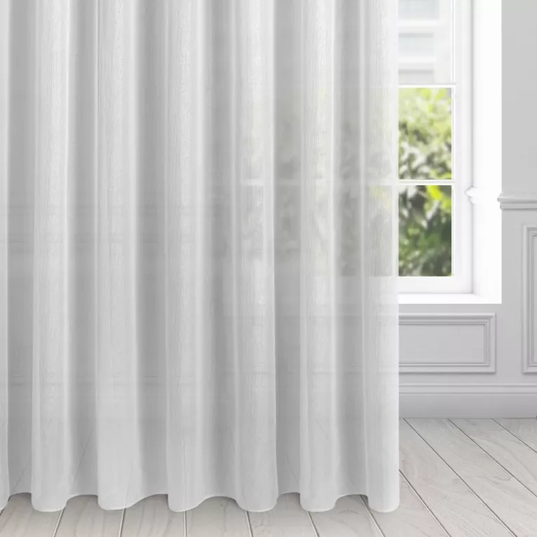 Firana  ARLONA przetykana srebrną nicią