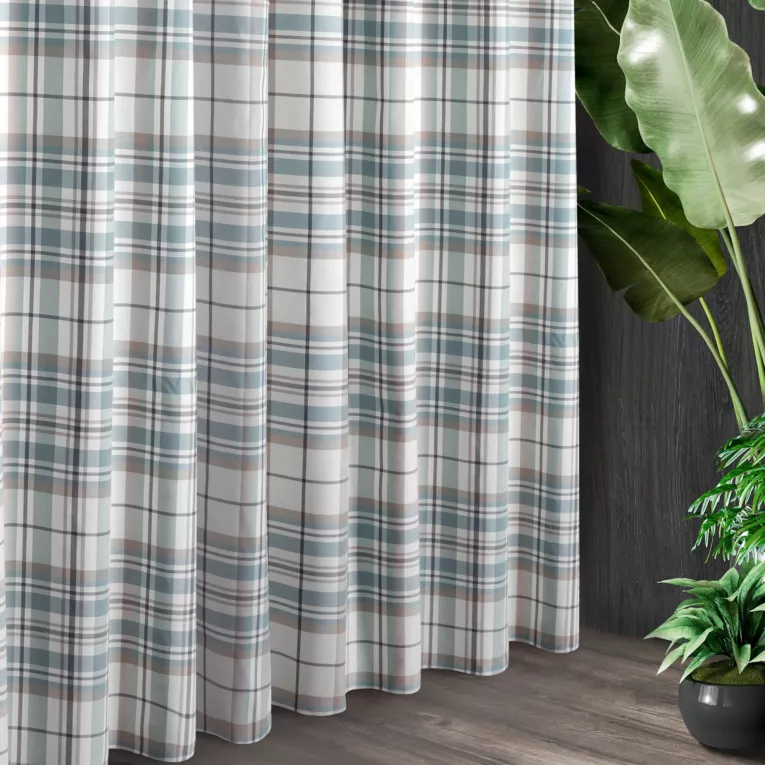 Tkanina zasłonowa  miękka w dotyku w stylu Eko