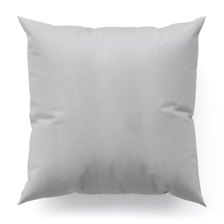 Poszewka szyta SAFARI 1 biała z miękkiej welwetowej tkaniny z połyskiem i poziomym prążkiem